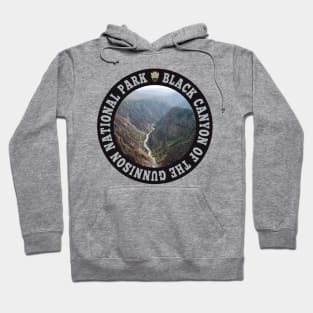 Black Canyon of the Gunnison National Park circle Hoodie